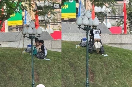 Clip cặp đôi Bắc Ninh say đắm nhau giữa đêm tối huyền bí