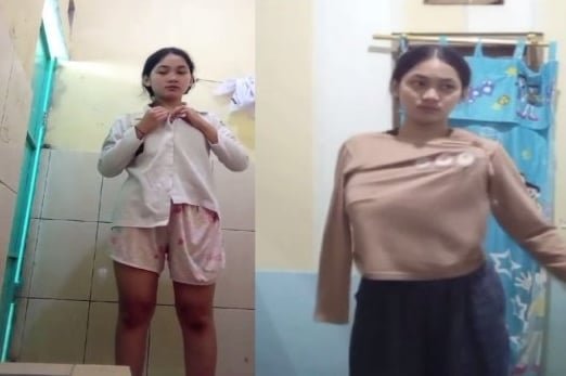 Clip hot: Show ảnh bím cực xinh của em học sinh